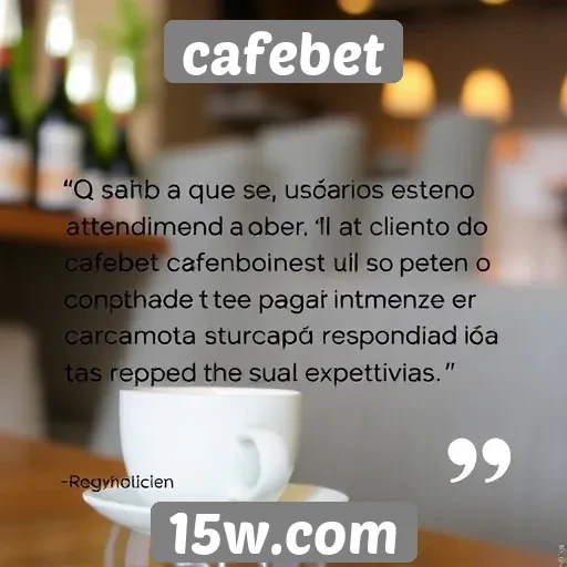 Feedback dos usuários sobre o atendimento ao cliente do cafebet